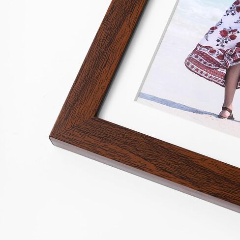 5 × 7 إطار الصورة الأزرق عرض الصور 4x6 مع حصيرة أو 5 × 7 بدون حصيرة ، إطار صور مع شبكي عالي الدقة لجدار وشاشة الطاولة 1 حزمة in Kuwait
