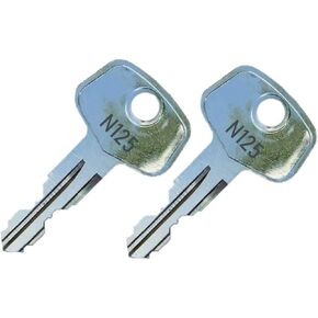 2 مفاتيح استبدال Thule N125-رفوف السقف ، القضبان ، مربع الشحن ، شركات النقل ، الأشرطة ، النقل ، الأكياس (الرموز N001-N250 أو N001R-N250R) أفضل من OEM! in Kuwait