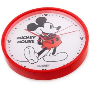 WDW Theme Parks Mickey Battery Operated Red Wall Clock Home Office Wall Decor 12" in Kuwait