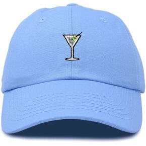 DALIX Martini Embroidered Cap Cotton Baseball Cute Cool Dad Hat Womens in Kuwait