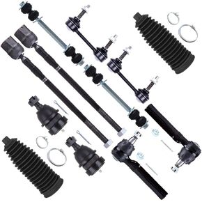 Scitoo 12pcs التعليق الأمامي مجموعة ROD INNER END INNER W/التوجيه FIT 1994-2004 FOR FORD FOR MUSTANG LOWER BALL SWAND LINK in Kuwait