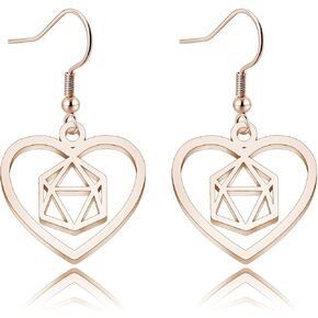 Dice Jewelry Dungeons and Dragons Dungeon Master Inspired Earrings Necklace Gift for DND Gamers in Kuwait
