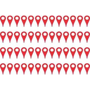 ملصقات خريطة خريطة Stickertalk ، ورقة واحدة من 52 ملصقات ، 0.25 بوصة في 0.5 بوصة لكل منها in Saudi Arabia