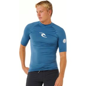 Rip Curl Men's Waves UPF 50 Performance Short Sleeve Rashguard in Saudi Arabia
