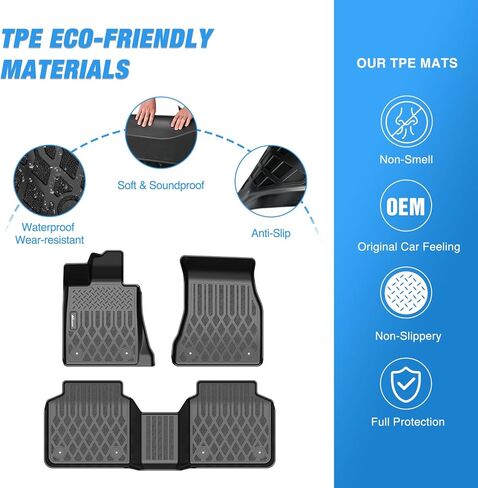 Nilight Floor Mats for BMW X3 F25 2011-2017 / BMW X4 2015 2016 2017 2018 All Weather Custom Fit Heavy Duty Floor Liners in Saudi Arabia