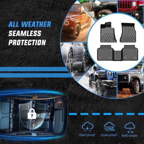 Nilight Floor Mats for BMW X3 F25 2011-2017 / BMW X4 2015 2016 2017 2018 All Weather Custom Fit Heavy Duty Floor Liners in Saudi Arabia