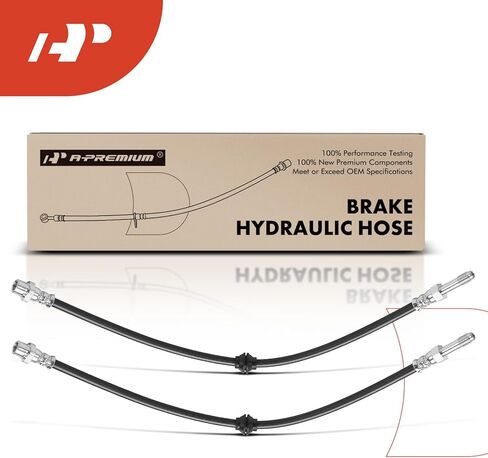 A-Premium Front Driver and Passenger Brake Hydraulic Hoses Compatible with Select BMW Models - 325xi, 330xi, 2001-2005 - Replace# 34306752400(Pack of 2) in Saudi Arabia