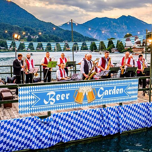 Rugby Sign Banner String Set, Super Bowl Game Day String Flag with Football Pennant Banner for Sports Day Party, Football Themed Hanging Flag for Festival Decoration Supplies in Kuwait