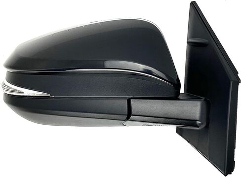 Spieg Passenger Side Mirror لعام 2013-2015 Toyota Rav4 | مجموعة مرآة العرض الجانبية اليمنى مع تعديل الطاقة الزجاجي المدفأة إشارة انعطاف ضوء | مطلية باللون الأسود 7 دبابيس TO1321310 in Kuwait