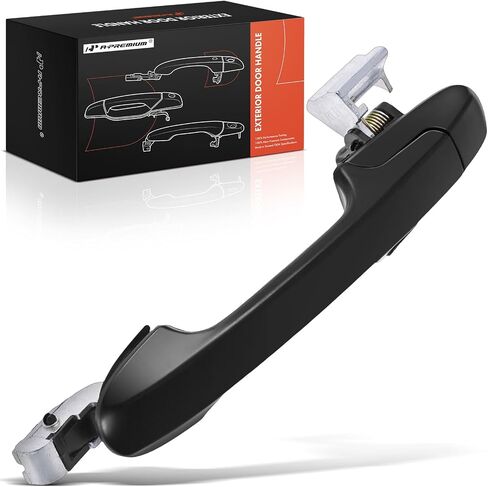 A-Premium الخلفية الخلفية السائق اليسرى مقبض الباب الخارجي متوافق مع Honda Accord 2003 2004 2005 2006 ، Smooth Black ، استبدل# 72680-SDA-A01ZA in Saudi Arabia