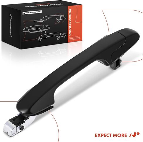 A-Premium الخلفية الخلفية السائق اليسرى مقبض الباب الخارجي متوافق مع Honda Accord 2003 2004 2005 2006 ، Smooth Black ، استبدل# 72680-SDA-A01ZA in Saudi Arabia