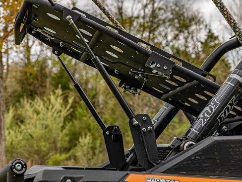 Superatv Cargo Rack Alpha لـ Polaris RZR XP 1000 / XP 4 1000 | توربو | الزوجي كما رف البضائع وحامل الإطارات الغيار | يناسب ما يصل إلى 35 بوصة إطار | 75 رطلا. السعة in Saudi Arabia