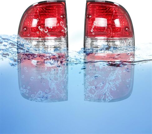 GXYWADY Left and Right Tail Lights Assembly Replacement for 2001-2004 Tacoma Red Tail Brake Light w/Bulbs Wiring Harnesses in Saudi Arabia