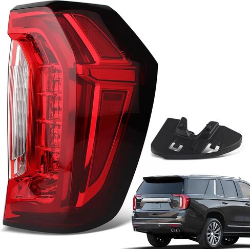 LED الخلفيات ، متوافقة مع 2021-2024 Yukon SLT SLT AT4 Denal LED LED LED LEFT Side Lights Outer Lights (21-24 Yukon يسار جانب السائق) in Kuwait