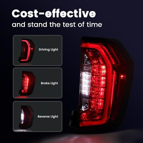 LED الخلفيات ، متوافقة مع 2021-2024 Yukon SLT SLT AT4 Denal LED LED LED LEFT Side Lights Outer Lights (21-24 Yukon يسار جانب السائق) in Kuwait