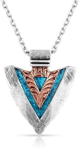 Montana Silversmiths Necklace Mens Don't Tread On Me Tag 23" NC5492MA in Saudi Arabia