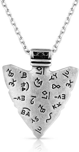 Montana Silversmiths Necklace Mens Don't Tread On Me Tag 23" NC5492MA in Saudi Arabia