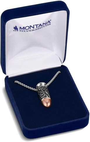 Montana Silversmiths Necklace Mens Don't Tread On Me Tag 23" NC5492MA in Saudi Arabia