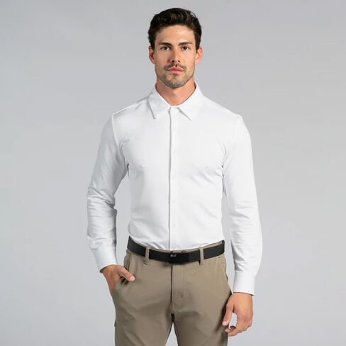 BYLT EXEC BUNTER DOWN LUNG SLEEVE MENY'S MENT - Profession Stretch Moisture Wicking Business Dress Dress Shirt in Kuwait