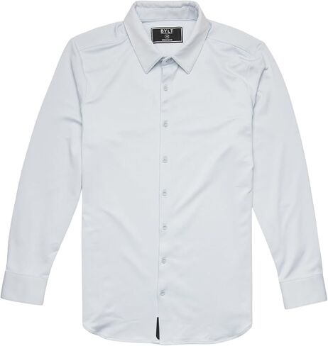 BYLT EXEC BUNTER DOWN LUNG SLEEVE MENY'S MENT - Profession Stretch Moisture Wicking Business Dress Dress Shirt in Kuwait