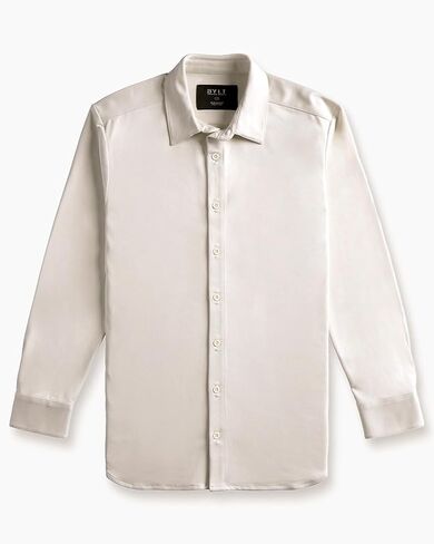BYLT EXEC BUNTER DOWN LUNG SLEEVE MENY'S MENT - Profession Stretch Moisture Wicking Business Dress Dress Shirt in Kuwait