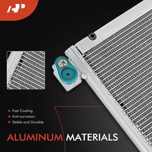 A-Premium Air Conditioning A/C Condenser Compatible with Ford EcoSport 2018-2021 L4 2.0L, Replace# H6BZ19712B in Saudi Arabia