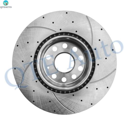 PM Auto Front Drilled Slotted Brake Disc Rotors For 2012-2022 Volkswagen Passat in Saudi Arabia