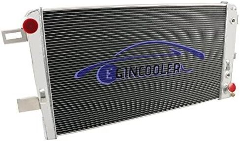 4 Row Core Aluminum Radiator for 2001 2002 2003 2004 Chevy Silverado/GMC Sierra 2500 HD 3500 HD 6.6l Duramax LB7 LLY All AA5052 Aluminum Radiador in Kuwait