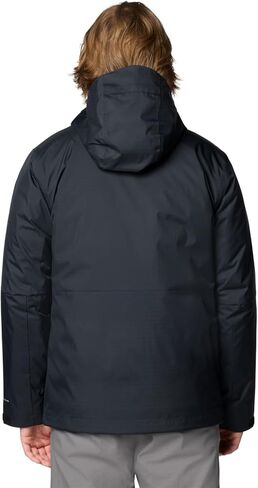 جاكيت Point Park Interchange للرجال من كولومبيا، حجري داكن/دلتا/أسود، مقاس متوسط in Kuwait