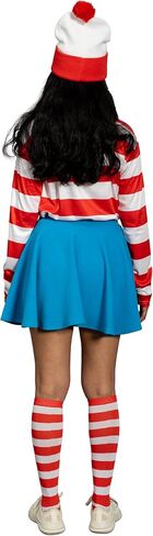 Mad Engine Where is Waldo Wenda Classic Adult Womens Halloween Costume Cosplay in Saudi Arabia