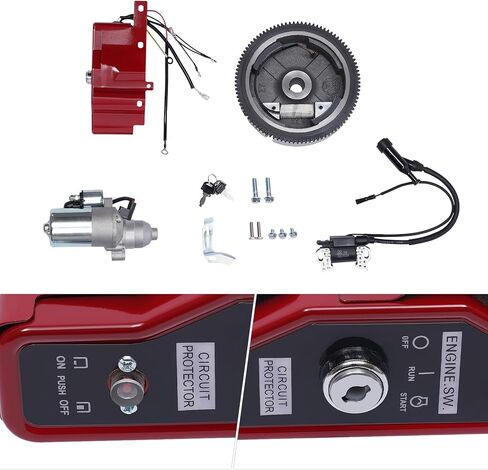تشغيل المحرك الكهربائي Starter Motor مع Withhonda GX240 8HP و GX270 9HP ، GX240 GX270 START KIT KIT STARTER MOTOR in Saudi Arabia