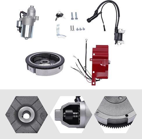 تشغيل المحرك الكهربائي Starter Motor مع Withhonda GX240 8HP و GX270 9HP ، GX240 GX270 START KIT KIT STARTER MOTOR in Saudi Arabia