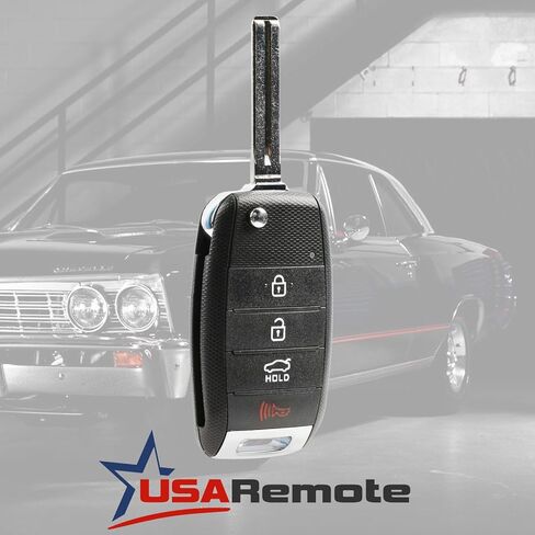 Key FOB يناسب 2014-2015 KIA Optima Entry Entry Flip Remote (NYODD4TX1306-TFL) in Saudi Arabia