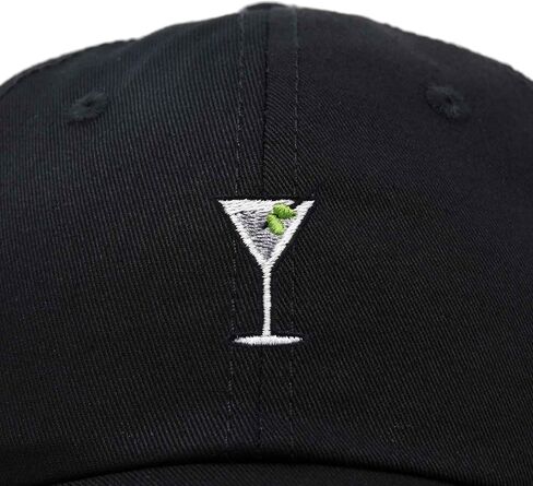 Dalix Martini المطرزة Cap Cotton Baseball لطيف قبعة أبي بارد للسيدات in Kuwait