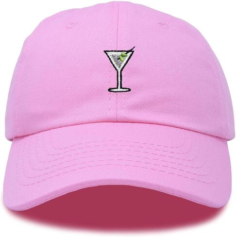 Dalix Martini المطرزة Cap Cotton Baseball لطيف قبعة أبي بارد للسيدات in Kuwait