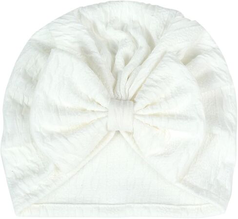 قبعات الفتيات الصغيرات قبعة عمامة للقبعات الرضع مع عقدة على شكل فيونكة قبعة حضانة ناعمة in Kuwait