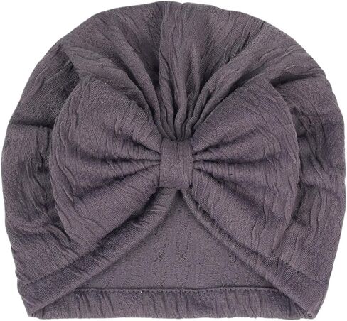 قبعات الفتيات الصغيرات قبعة عمامة للقبعات الرضع مع عقدة على شكل فيونكة قبعة حضانة ناعمة in Kuwait