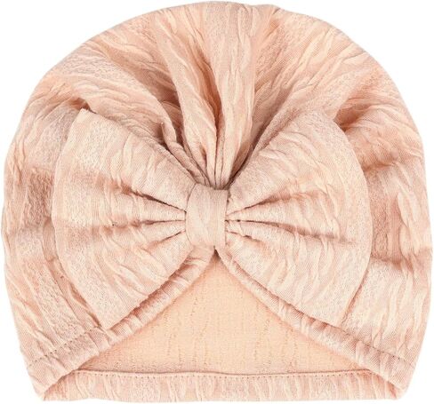 قبعات الفتيات الصغيرات قبعة عمامة للقبعات الرضع مع عقدة على شكل فيونكة قبعة حضانة ناعمة in Kuwait