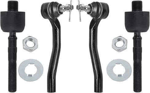 Detroit Axle - 4pc Front Tie Rod Ends for Acura 2009-2014 TL, Inner & Outer Tie Rod End Links 2010 2011 2012 2013 Suspension Replacement in Saudi Arabia