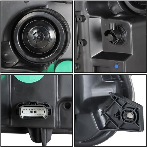 Headlights Assembly Black Bezel DRL Headlamp Left Side Replacement for 2016-2018 Explorer in Saudi Arabia