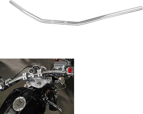 TCMT 1'' Motorcycle Handlebar Drag Bar Fit For Harley Sportster 883 Softail Dyna Most Chopper Cruisers Bobber Bike Cafe Race Chrome in Saudi Arabia