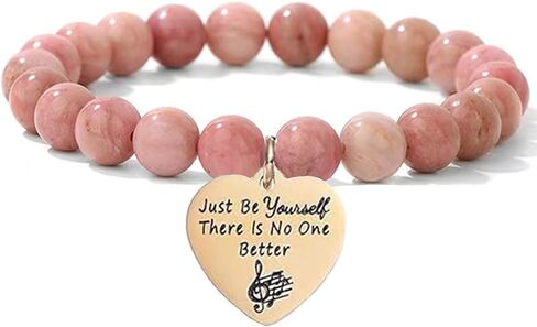 Music Lover Merchandise Bracelets, Singer Quotes Merch made of Natural Stone, Jewelry Gifts For Singer Fans, Besties, Friends in Kuwait