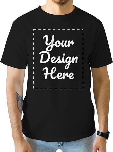 GotPrint Men Customized T Shirts, Personalized Shirt, Customize Your Own Design T-Shirt, Custom Tee Shirt Design in Saudi Arabia