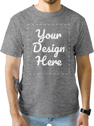 GotPrint Men Customized T Shirts, Personalized Shirt, Customize Your Own Design T-Shirt, Custom Tee Shirt Design in Saudi Arabia