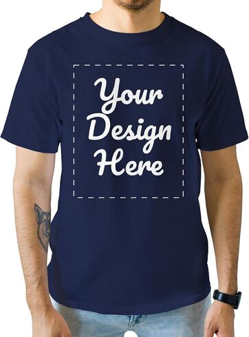 GotPrint Men Customized T Shirts, Personalized Shirt, Customize Your Own Design T-Shirt, Custom Tee Shirt Design in Saudi Arabia