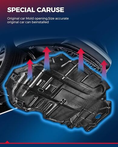 Kax Engine Splash Shield متوافق مع 2015-2017 Sonata 2.4L استبدال# HY1228188 in Saudi Arabia