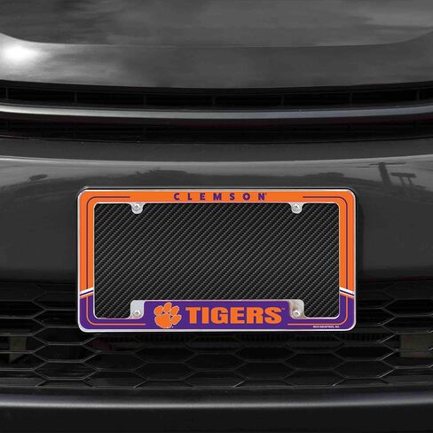 Rico Industries NCAA South Carolina Gamecocks Two-Tone 12" x 6" Chrome All Over Automotive License Plate Frame for Car/Truck/SUV in Saudi Arabia