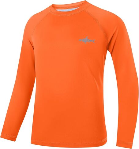 الأولاد حارس الطفح الطفح طويل الأكمام قميص الصيد الأطفال UPF 50+ حماية من أشعة الشمس قمصان سباحة شباب spf قميص جاف سريع in Kuwait