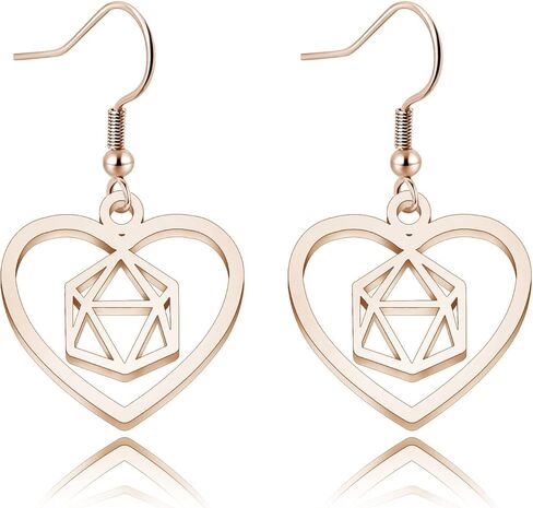 Dice Jewelry Dungeons and Dragons Dungeon Master Inspired Earrings Necklace Gift for DND Gamers in Kuwait