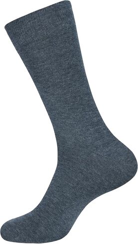Rasavi Men's Dress Socks, Pack Of 3, Trouser Breathable Business Professional Formal Wear | Everyday Sock | Solid Colors in Kuwait